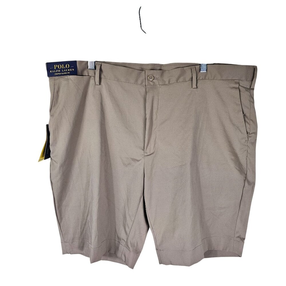 Polo Ralph Lauren Mens Stretch Performance‎ Shorts Sz 42 Beige Golf Classic Fit